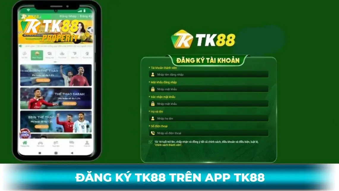 Đăng ký tk88 trên ứng dụng